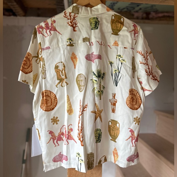 NWT - Saturdays Short Sleeve Button Down - Picture 7 of 7